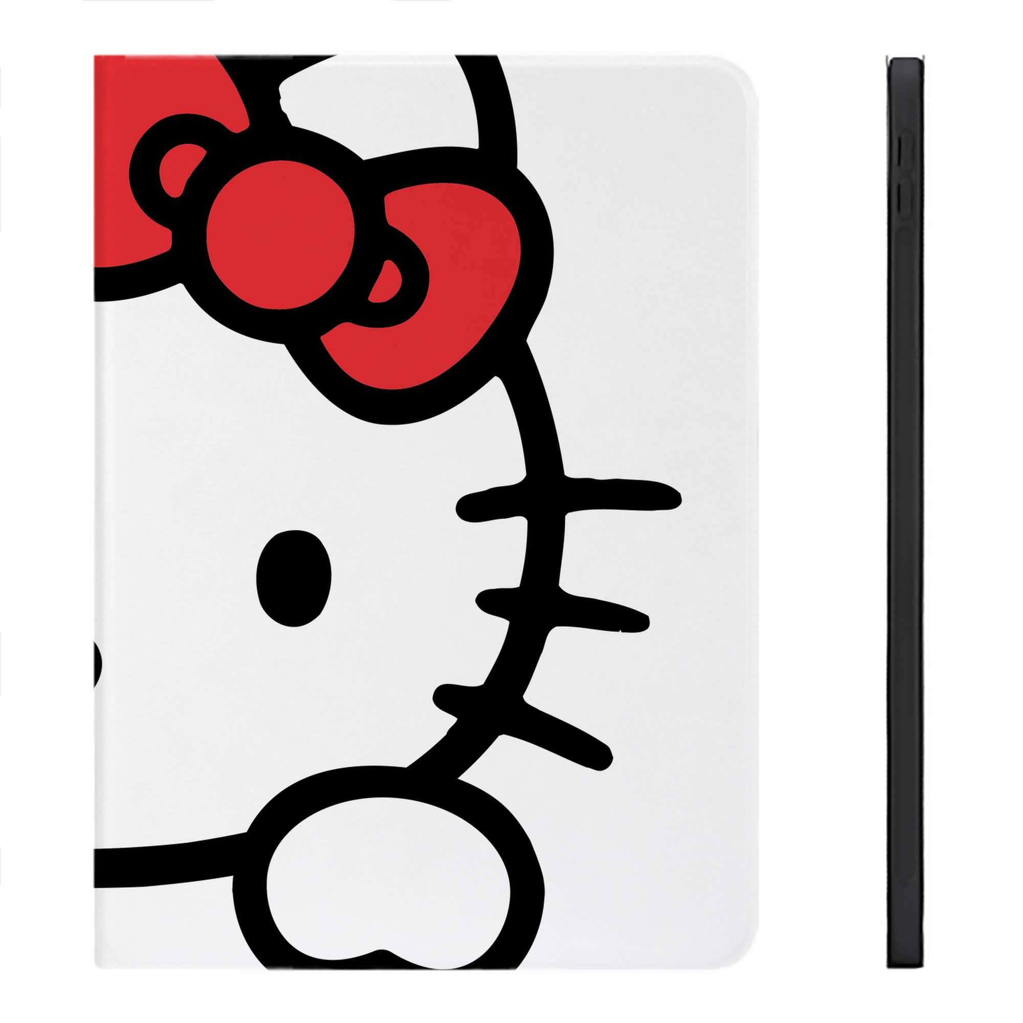 （画像用） Hello Kitty ハローキティ IPadケース ペンホルダー付き ブックスタイルデザイン